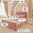 princess bed pink