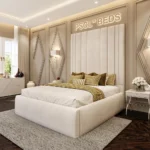 2026 New York Tall headboard Bed Frame (2/3 Piece Headboard)