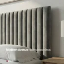 Madison Avenue inspired clean lines, handcrafted in Yorkshire for a bold, modern bedroom.