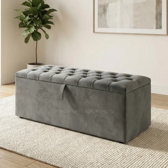 Spanish Upholstery Style Blanket Box