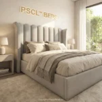 2026 Tulip Wingback Art Deco Bed