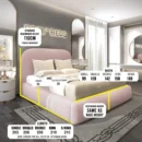 HAWAI-PINK-Bouclé -DIMENSIONS UPDATED