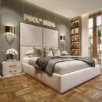 2026 Riviera High Headboard Bed Frame (2-Piece Headboard)