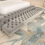 Spanish Upholstery Footstool by PSCL