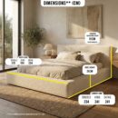 2026 Teddy Zen (Teddy Boucle Cream) Bed frame - Image 2