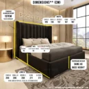 EMPIRE BED BLACK
