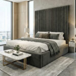 2026 PSCL Ascot - Tall headboard Bed Frame (2 Piece Headboard)