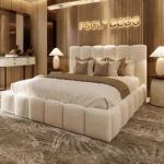 2026 Teddy-Orlando Bed frame (Optional Ottoman Storage)