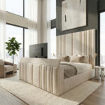 2026 Bedflix® Davinci TV Bed frame (2 Piece Headboard)