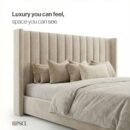 7ft Empire Emperor Bed Size Wingback (Special Emperor Edition) -2